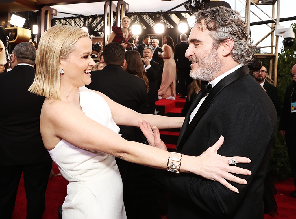 Reese Witherspoon, Joaquin Phoenix, Reunions at the Globes, 2020 Golden Globes