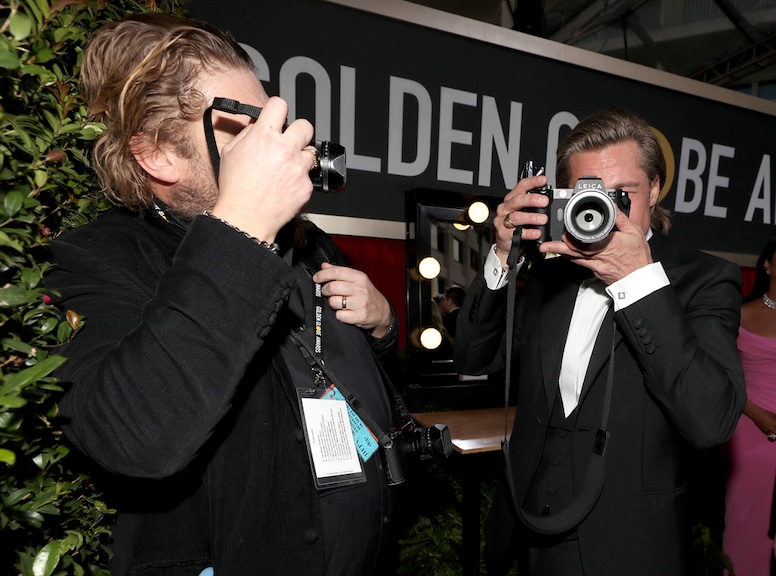 Brad Pitt, 2020 Golden Globe Awards, Candids