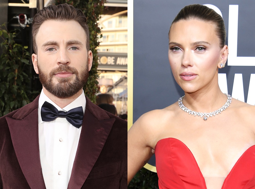 Chris Evans, Scarlett Johansson, Reunions at the Globes, 2020 Golden Globes