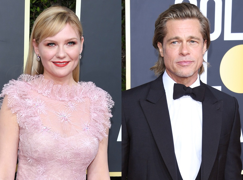 Kirsten Dunst, Brad Pitt, Reunions at the Globes, 2020 Golden Globes