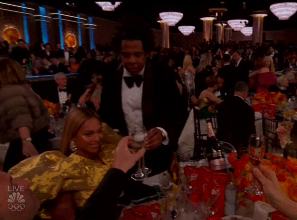 Beyoncé And Jay-Z Brought Their Own Champagne To The 2020 Golden