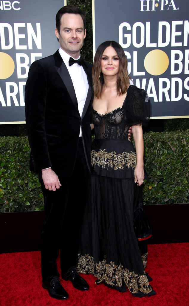 Rachel Bilson And Bill Hader Make Red Carpet Debut At Golden Globes E Online