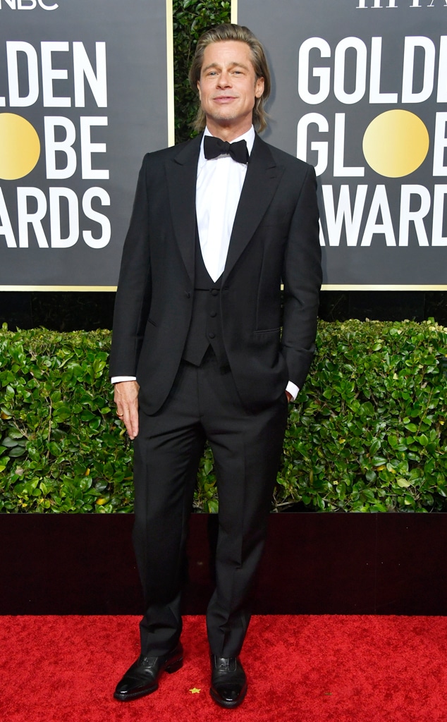 Brad Pitt, 2020 Golden Globe Awards, Red Carpet Fashion
