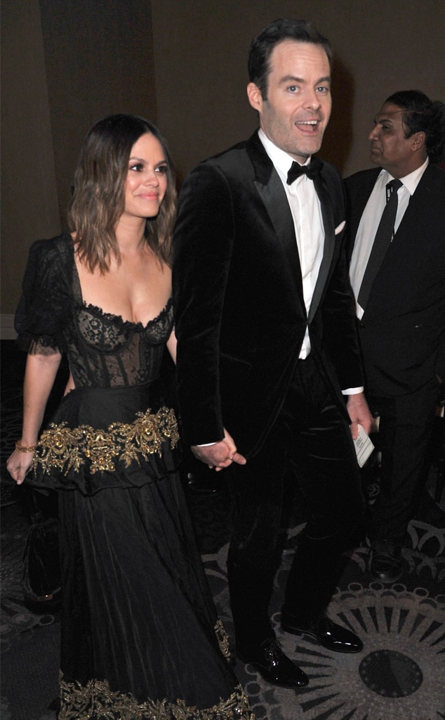 Rachel Bilson and Bill Hader Make Red Carpet Debut at Golden Globes | E ...
