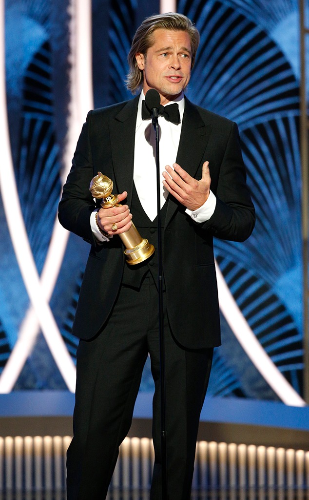 Brad Pitt, 2020 Golden Globes, Winners