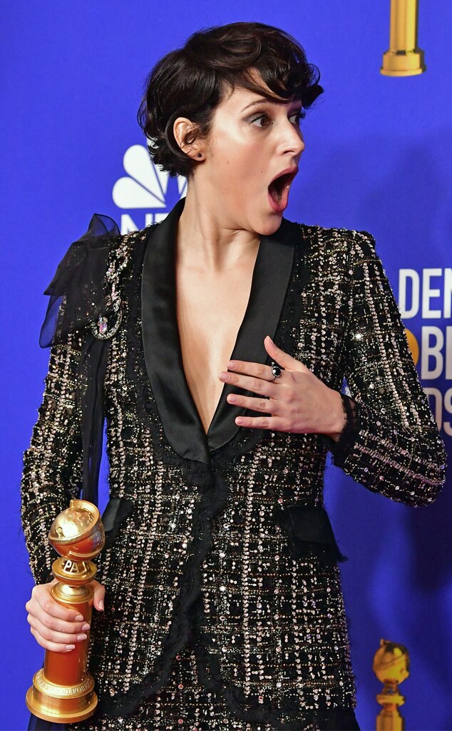 Phoebe Waller-Bridge from Golden Globes 2020 Candid Moments | E! News