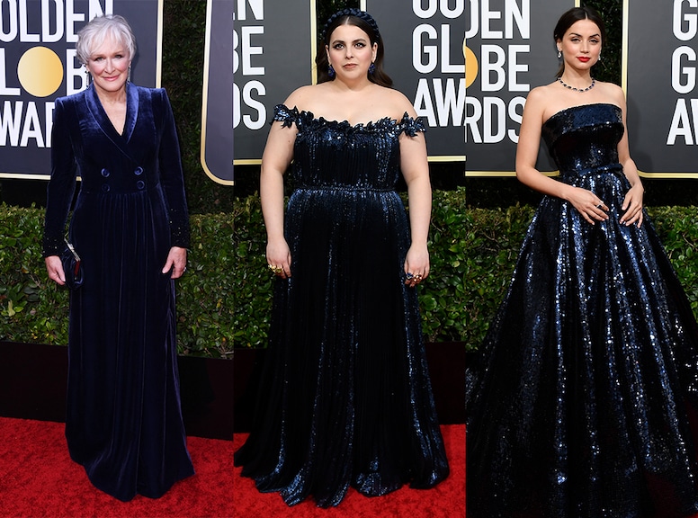 2020 Golden Globe Dress Trends, Sapphire
