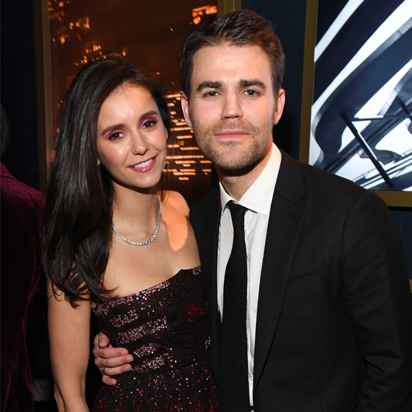 Nina Dobrev, Paul Wesley, 2020 Golden Globes, Inside Party Pics