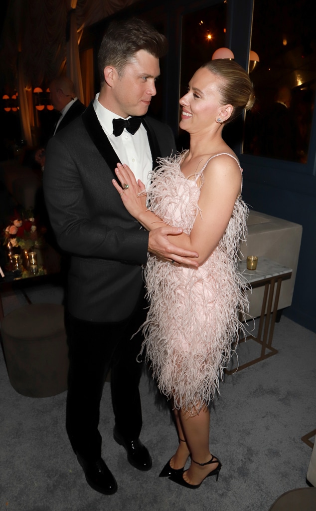 pic Scarlett Johansson And Colin Jost Wedding Photos relive scarlett johansson and colin