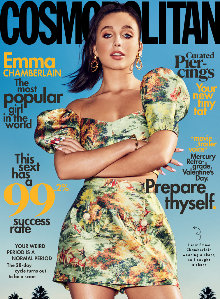 Cosmo magazine, Cover, Emma Chamberlain