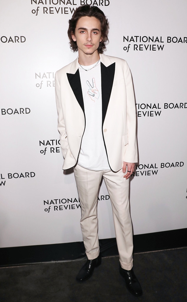 Timothee Chalamet, Fashion Police Widget