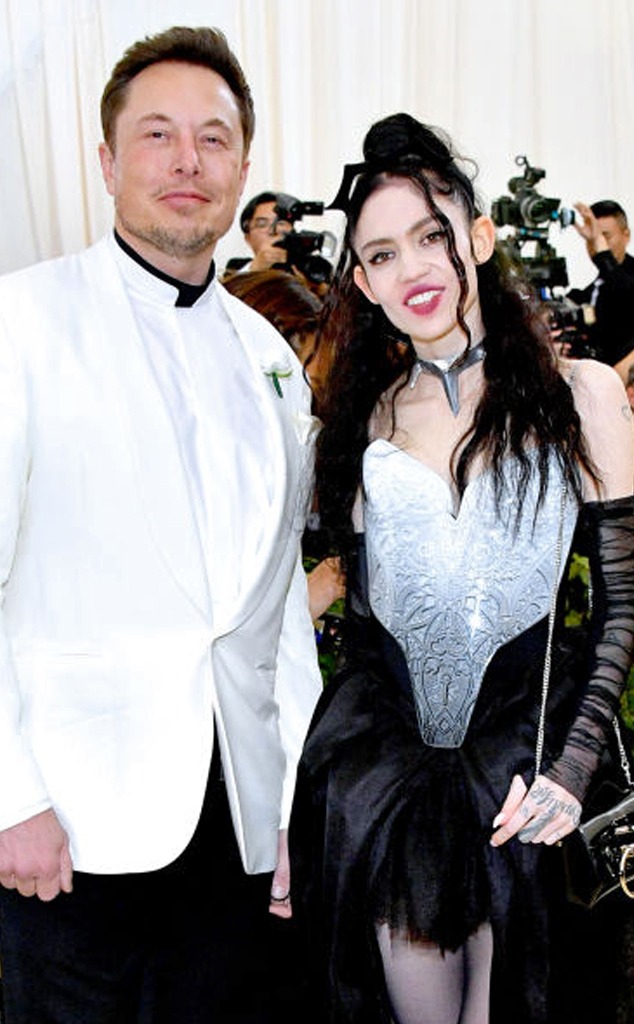 Elon Musk, Grimes, 2018 Met Gala