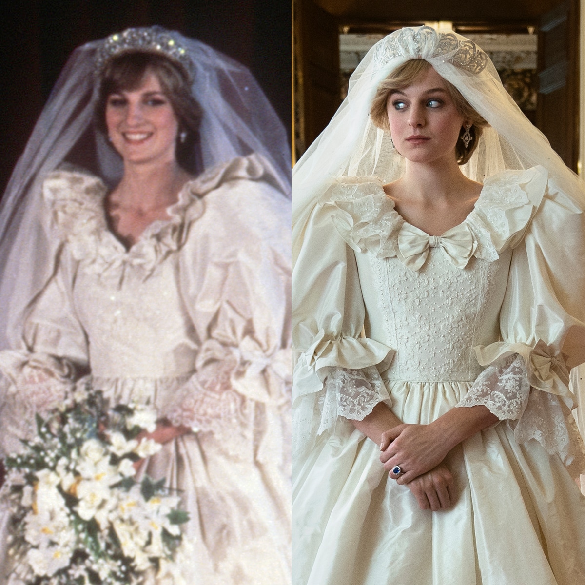 The Crown, Princess Diana, Emma Corrin, Wedding Dress