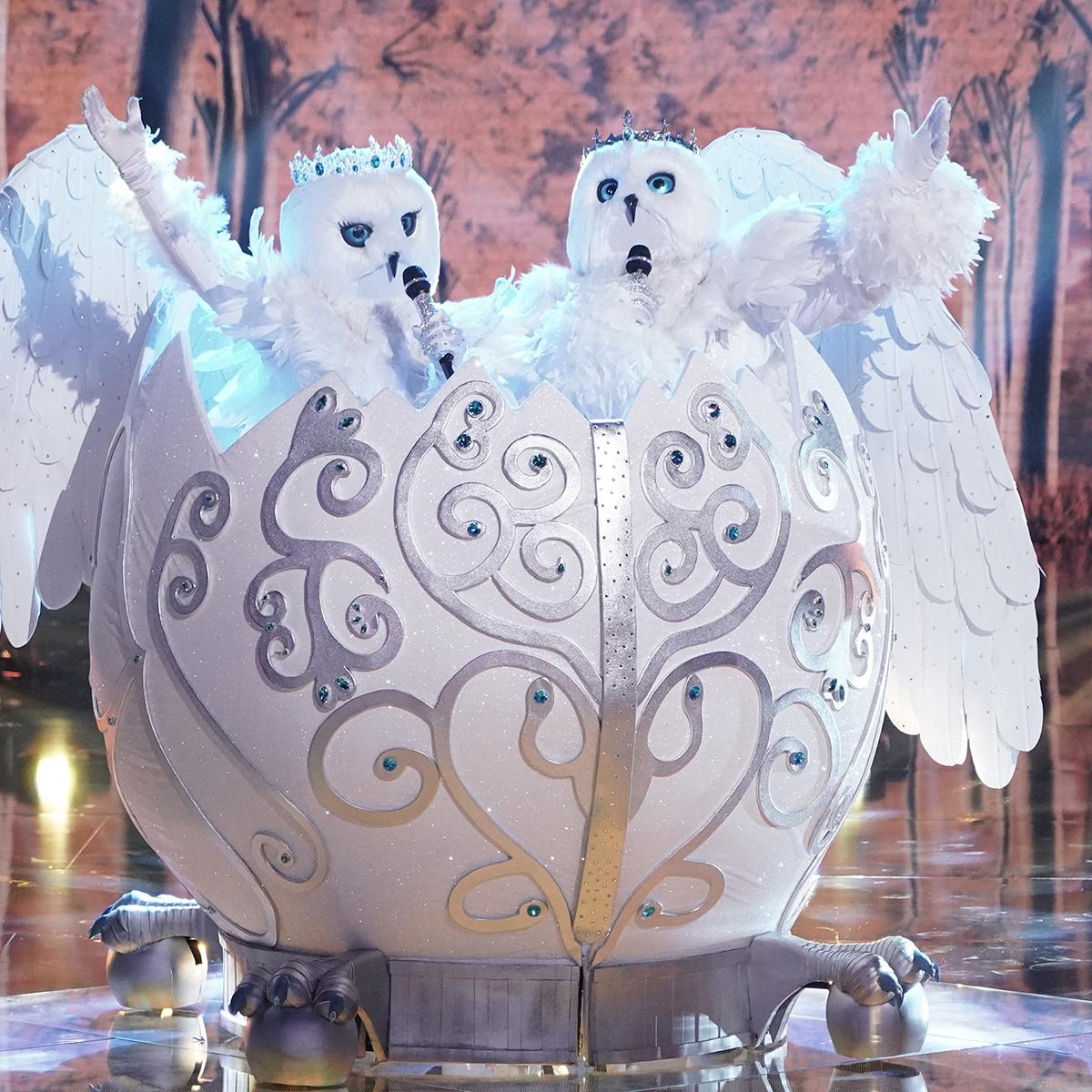 The Masked Singer Unmasks the Snow Owls - E! Online - CA