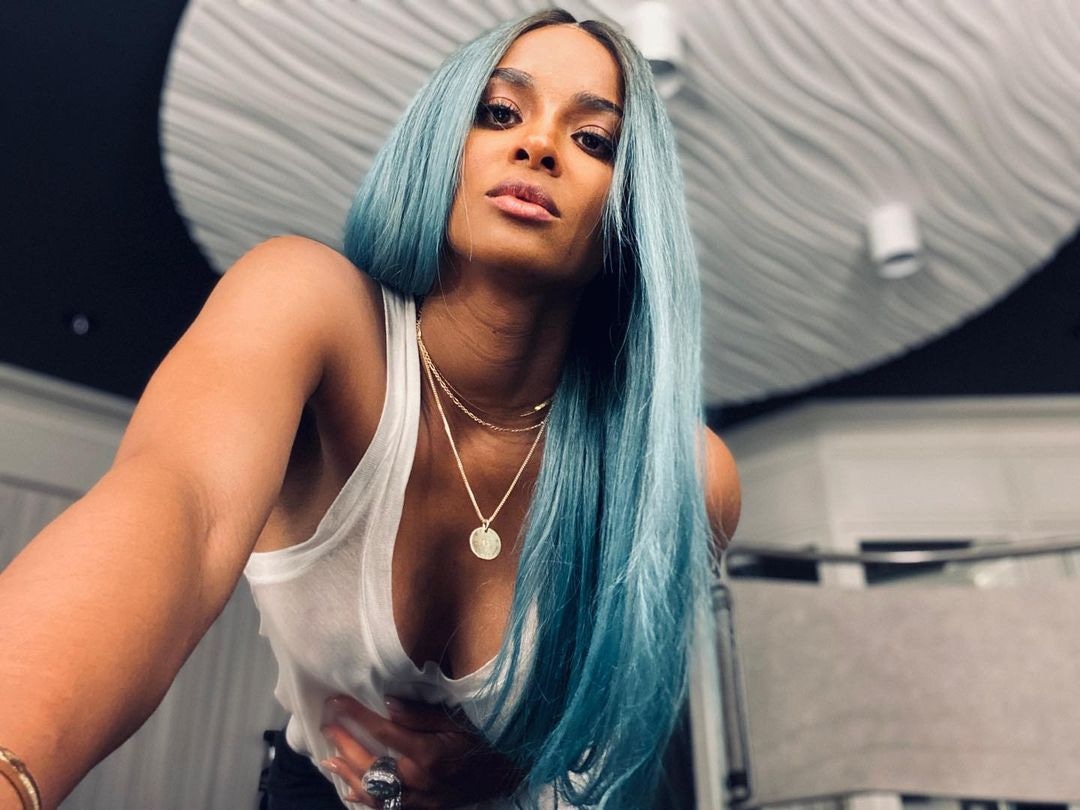 Ciara Debuts Ice Blue Hair in Jaw-Dropping Transformation Photos - E! Online