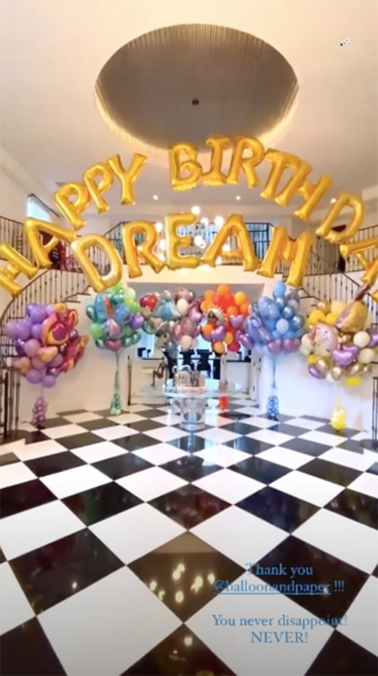 Dream Kardashian, 4th Birthday Party, Khloe Kardashian, Kourtney Kardashian