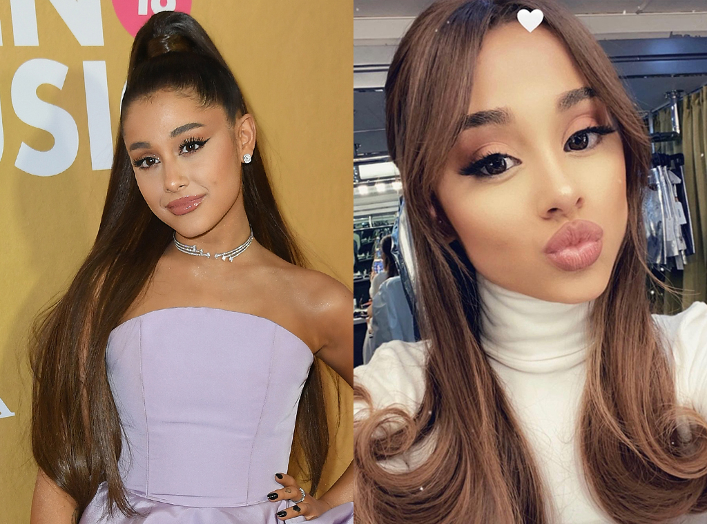 Ariana Grande Just Made A Subtle Yet Ultra Glam Hairstyle Change E Online
