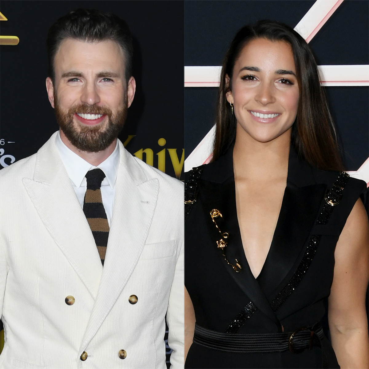 Chris Evans And Aly Raisman S Rescue Dogs Have A Play Date E Online Deutschland