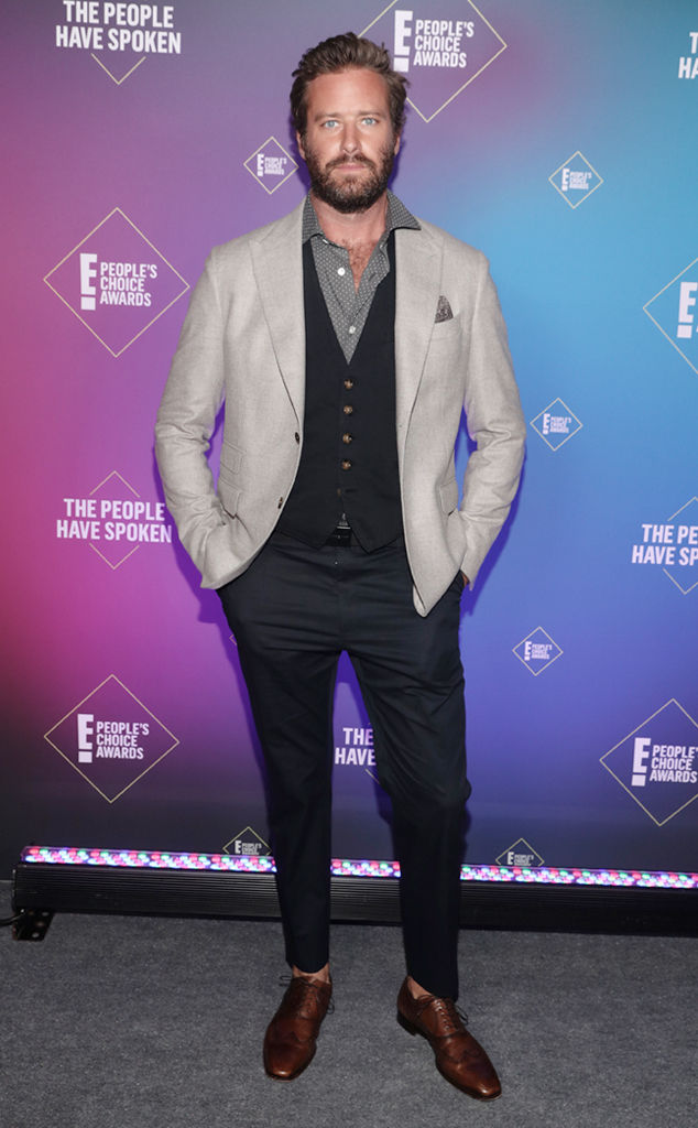 Armie Hammer, 2020 People's Choice Awards, PCAs, Red Carpet Fashions