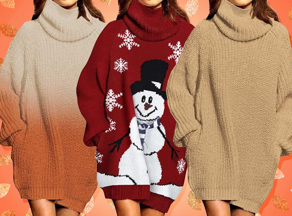 This $35 Oversized Sweater Dress Has 3,700+ 5-Star Amazon Reviews This $35 Oversized Sweater Dress Has 3,700+ 5-Star Amazon Reviews