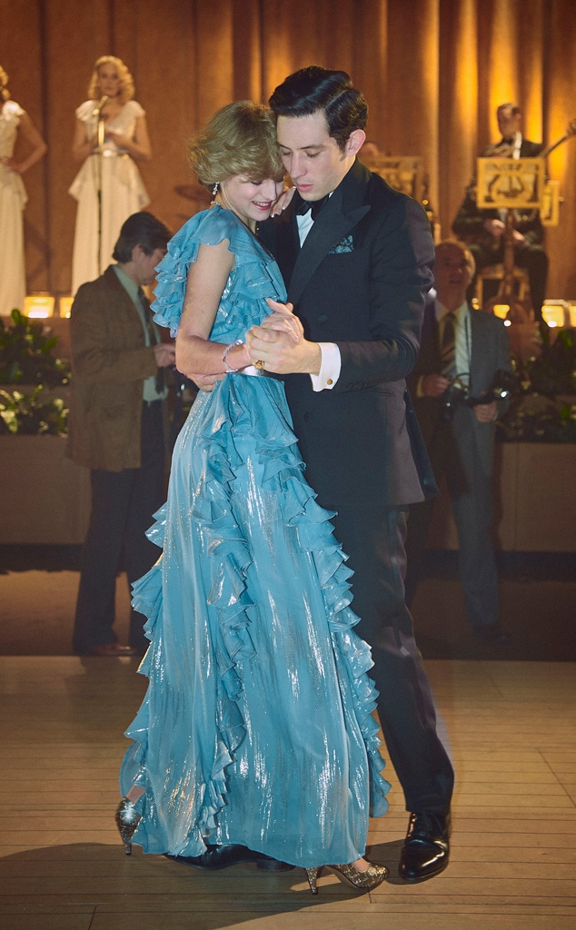 The Crown Released the First Photo of Diana's Wedding Dress The Crown Released the First Photo of Diana's Wedding Dress