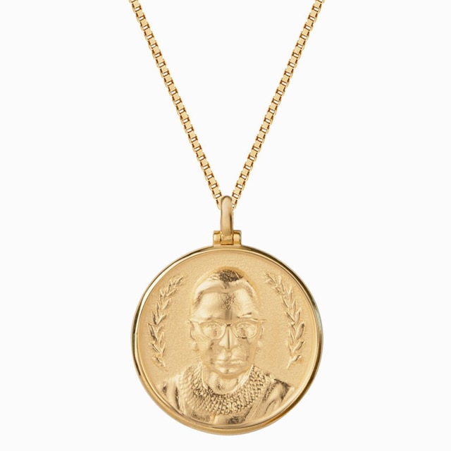 Rbg deals coin necklace