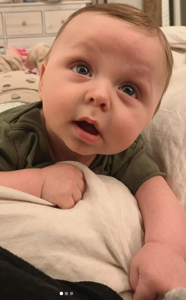 Buddy Matteo Turn Six Months Relive Their Cutest Pics E Online She also revealed that her little one was born on july 31. buddy matteo turn six months relive