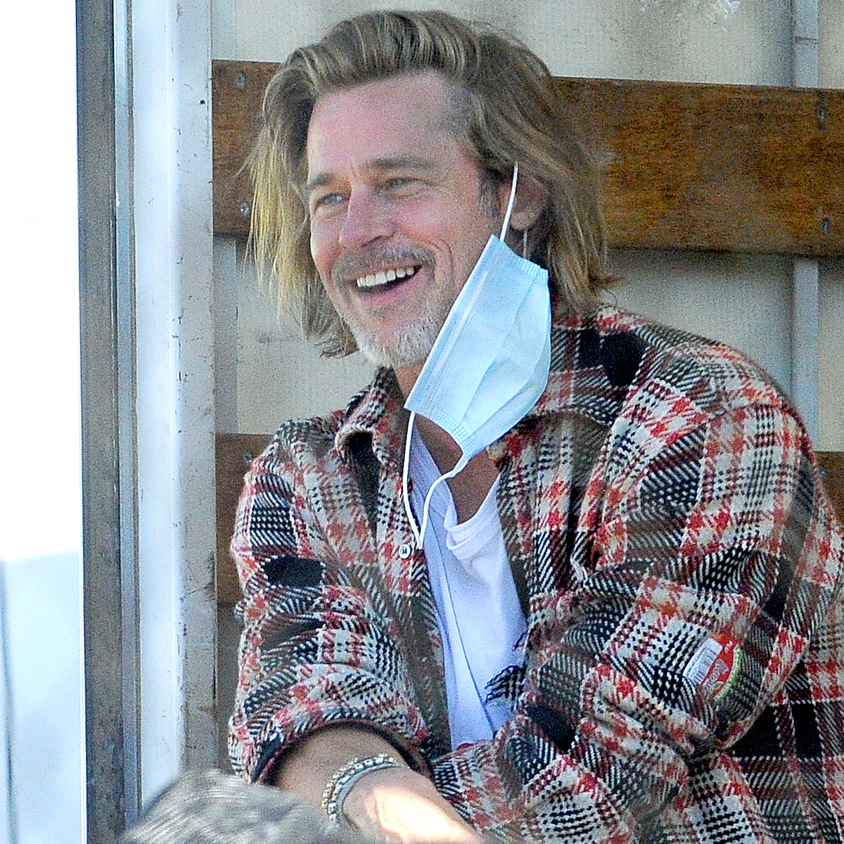 Brad Pitt channels his youthful 'Legends of the Fall' look during