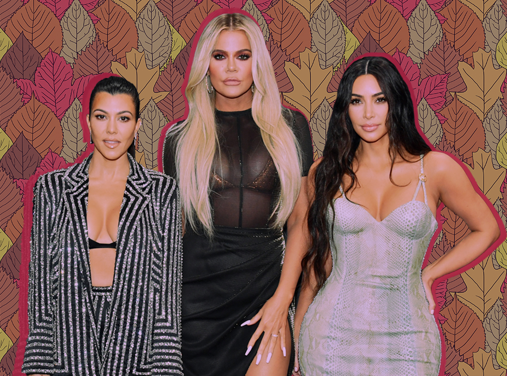 Kourtney Kardashian, Khloe Kardashian, Kim Kardashian, Thanksgiving 