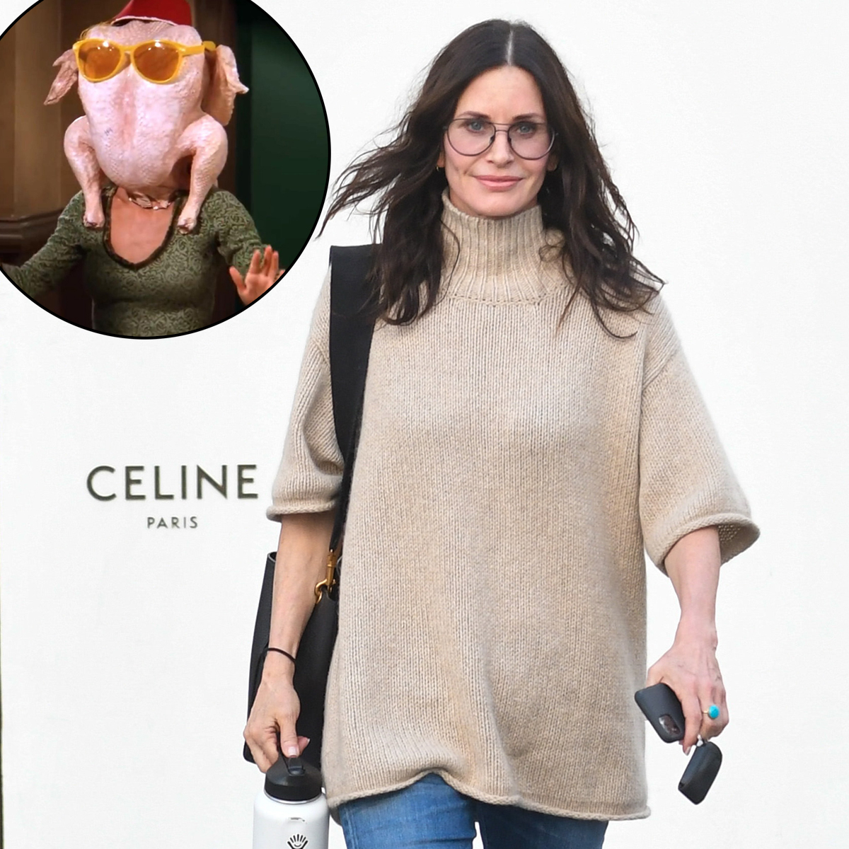 Courteney Cox Reacts to Those Friends Thanksgiving Memes