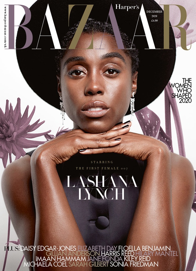 Lashana Lynch, Harper's Bazaar, December 2020, Cover