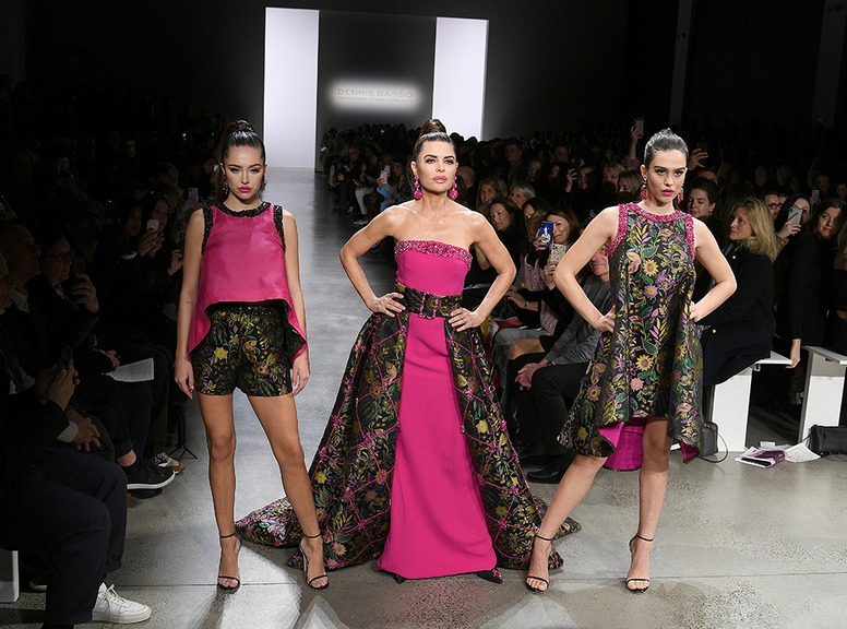 Delilah Belle Hamlin, Lisa Rinna, Amelia Gray Hamlin, Celebrities at NYFW, 2020 NYFW