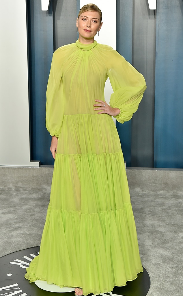 Maria Sharapova from 2020 Vanity Fair Oscars AfterParty E! News