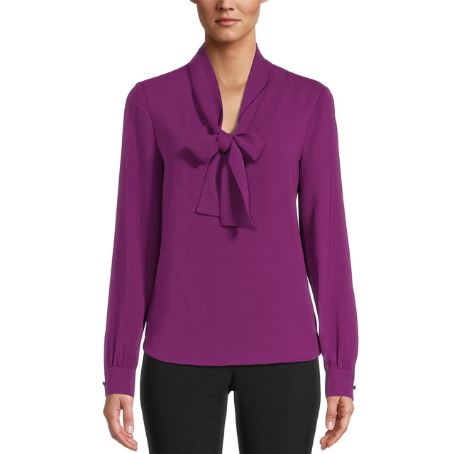 Kate Middleton Keeps Wearing This Purple Gucci Blouse Backwards - E! Online