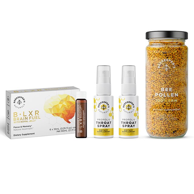 BEEKEEPER'S NATURALS B. Powered - Fuel Your Body & Mind, Helps