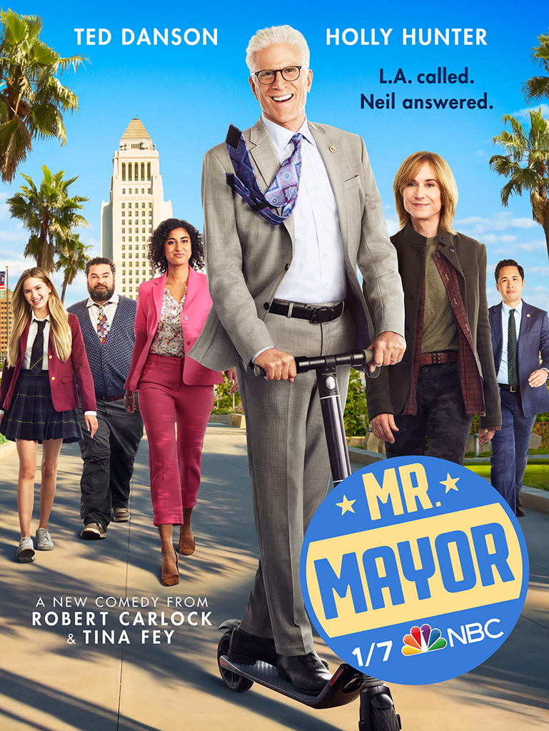 Ted Danson Takes Office in New Poster For NBC's Mr. Mayor - E! Online
