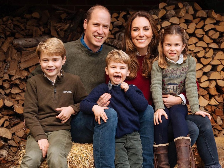 Christmas Card, Prince William, Duchess Kate Middleton, Prince George, Princess Charlotte, Prince Louis