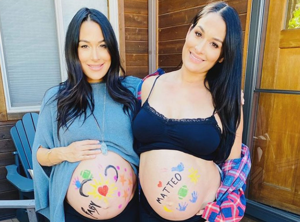 Nikki, Brie Bella both pregnant at the same time - National