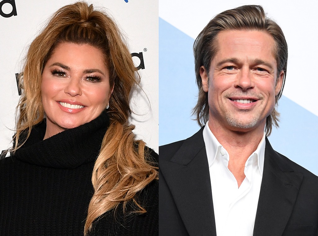 Shania Twain S Birthday Message For Brad Pitt Is Sure To Impress E Online Ca Shania Twain S Birthday Message For Brad Pitt Is Sure To Impress E Online Ca