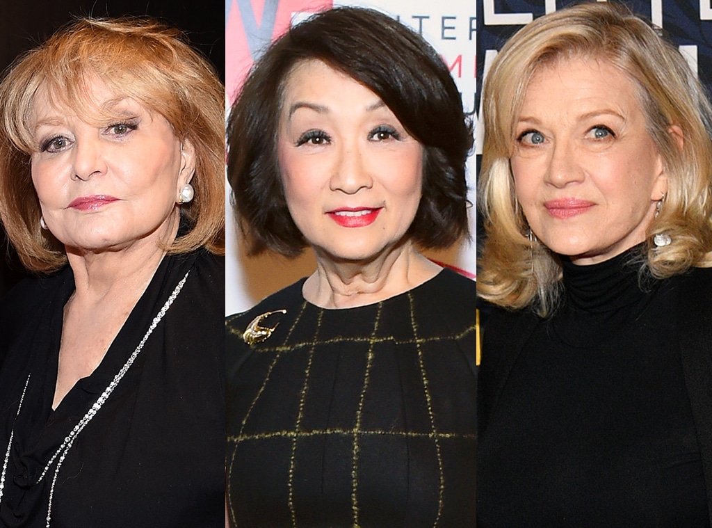 Connie Chung, Barbara Walters, Diane Sawyer