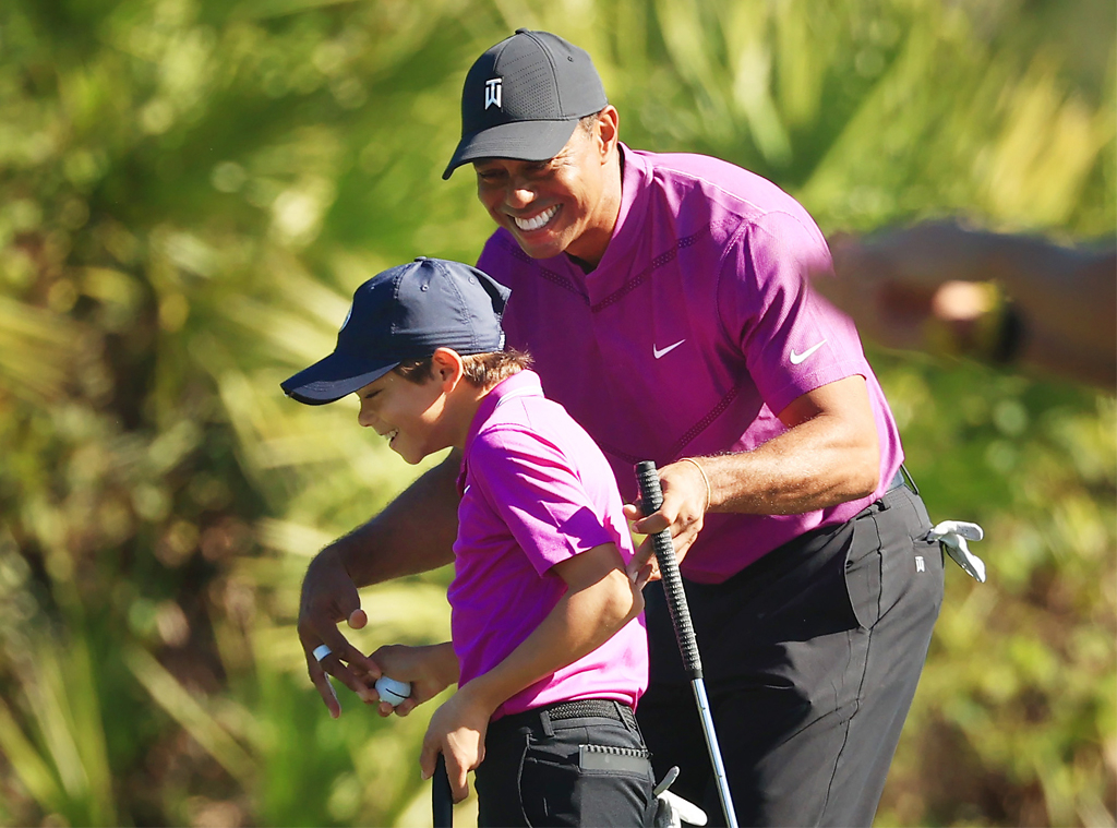 Tiger Woods' Son Charlie Shows Off Golf Skills at ...