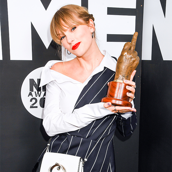 Taylor Swift Makes Surprise Appearance at 2020 NME Awards - E! Online - CA