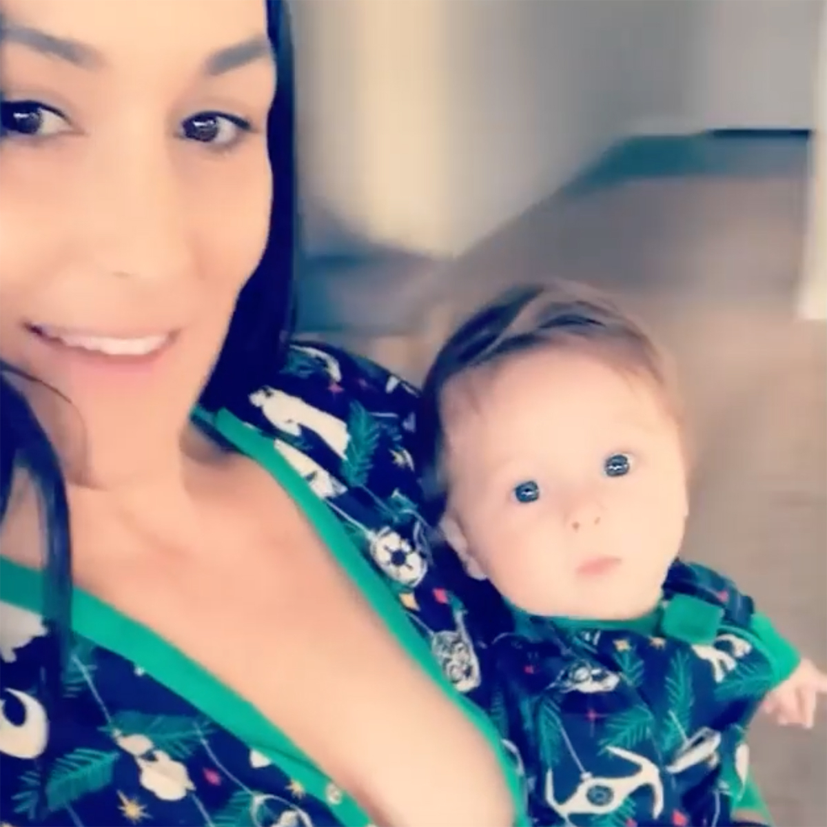 Nikki Bella and Baby Son Are Twinning in Matching Star Wars PJs
