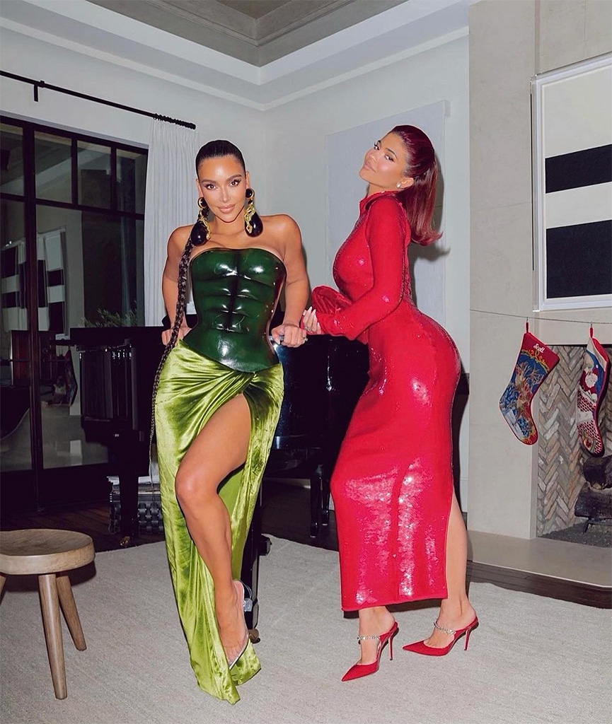 Kim Kardashian, Kylie Jenner, Christmas 2020
