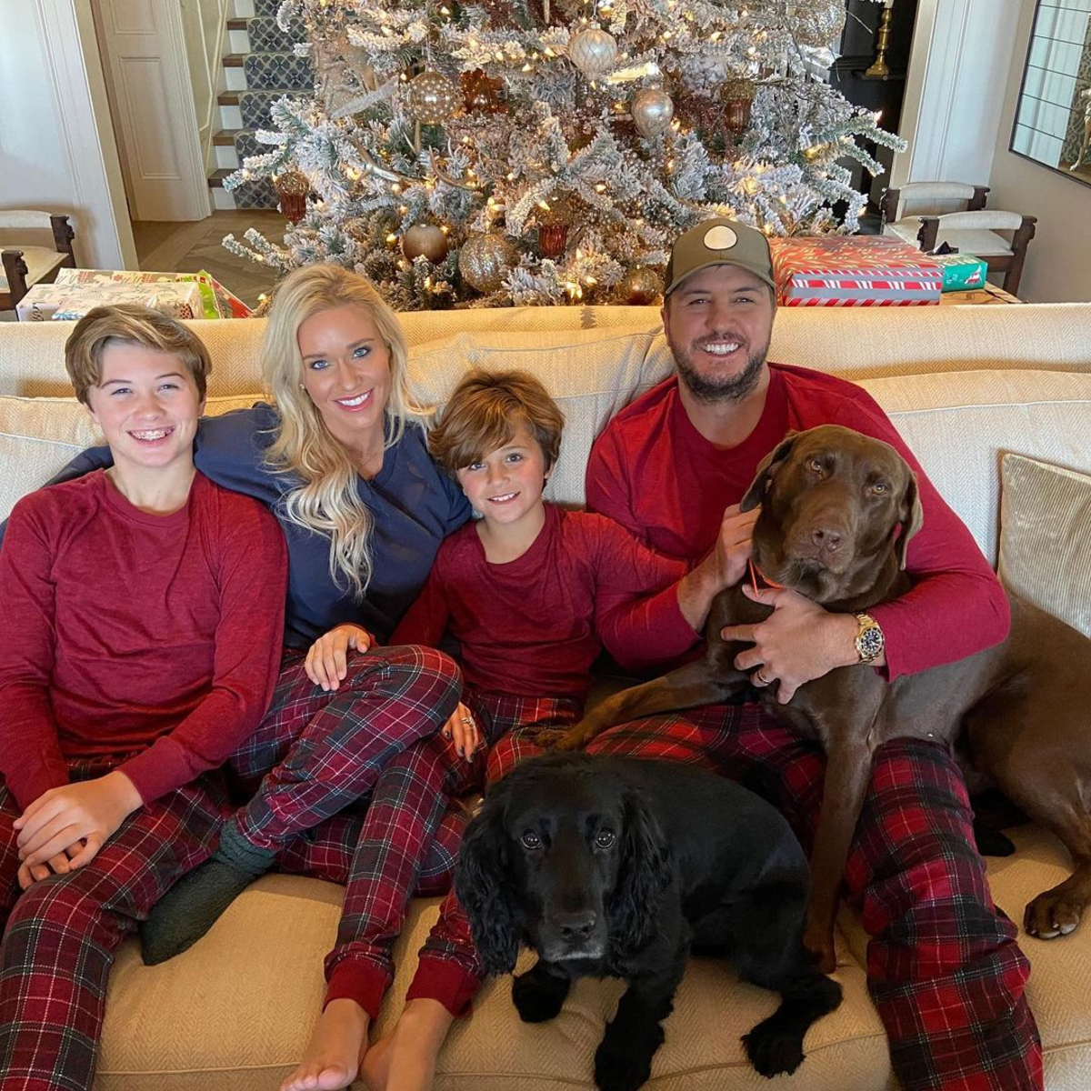 Simone Biles and Jonathan Owens Celebrate Christmas in Pajamas