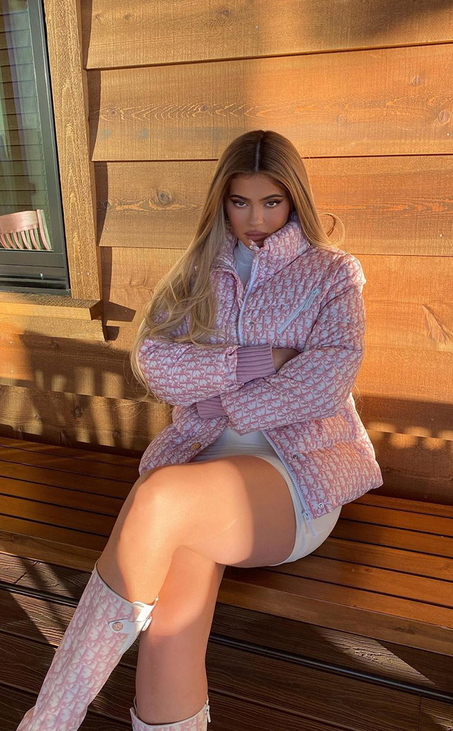 Kylie Jenner, Kardashian-Jenner Winter Vacation, Instagram