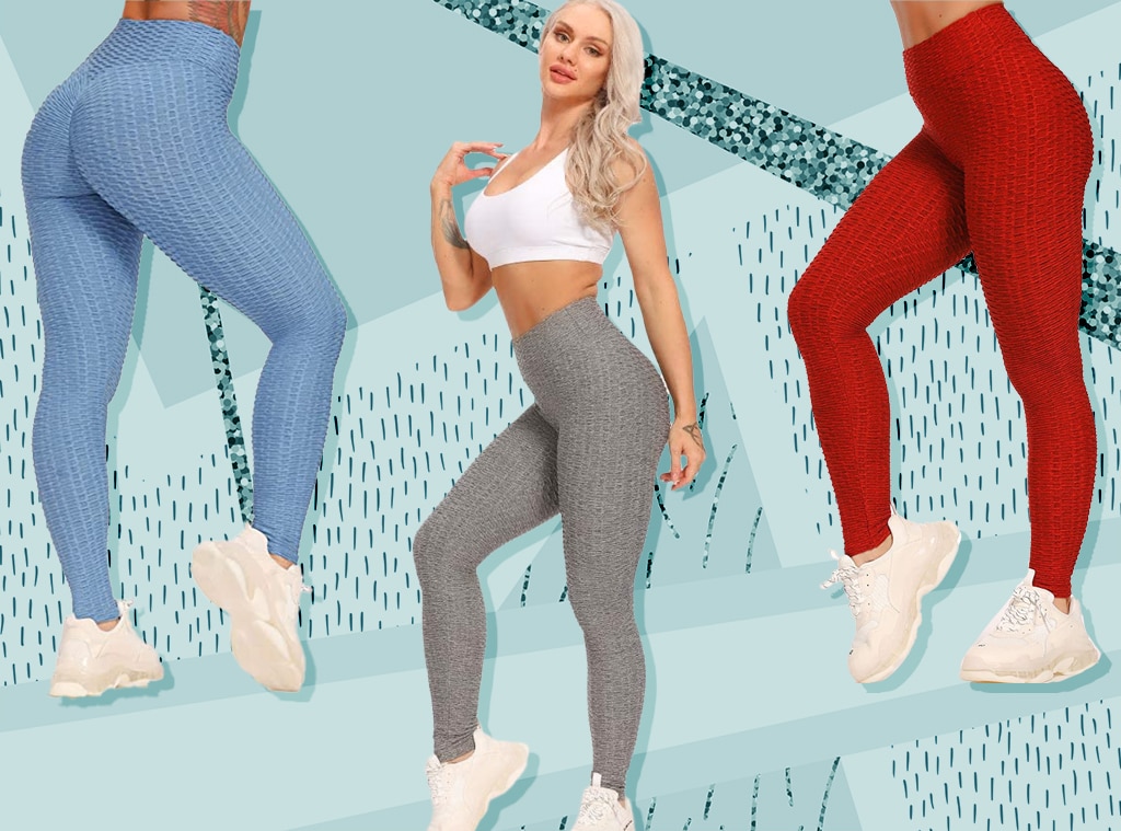 LUODITO Anti Cellulite Textured Lifting Leggings for Women India | Ubuy