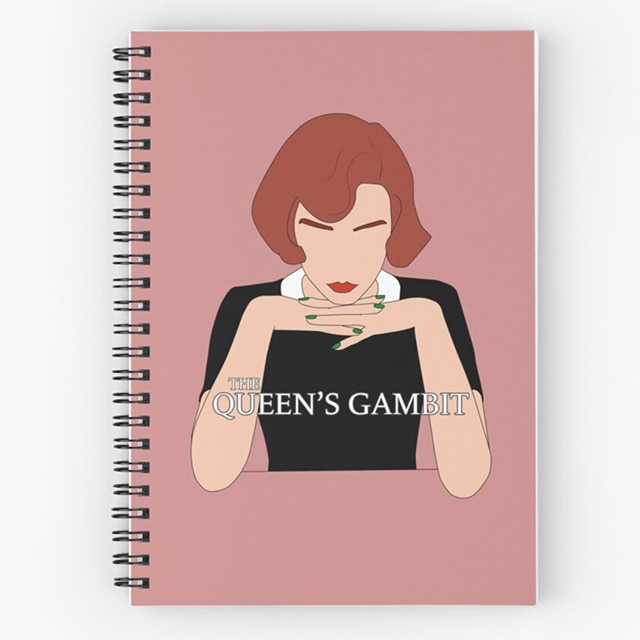 The Queen's Gambit Beth Harmon and Benny Watts | Spiral Notebook