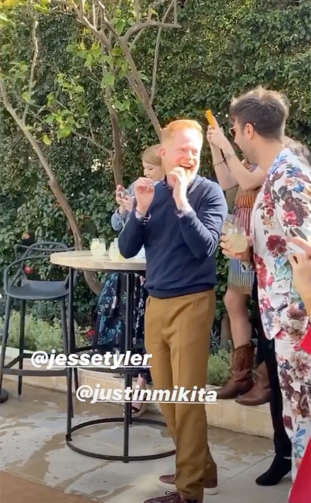 Jesse Tyler Ferguson, Justin Mikita, Lisa Rinna, Modern Family, Baby Shower, Instagram