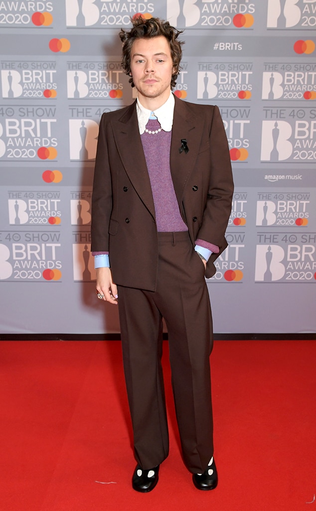 Harry Styles from BRIT Awards 2020 Red Carpet Arrivals E! News